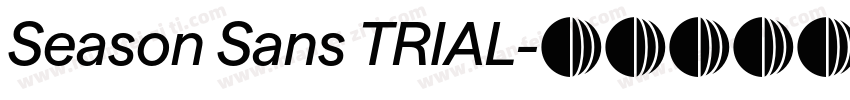 Season Sans TRIAL字体转换